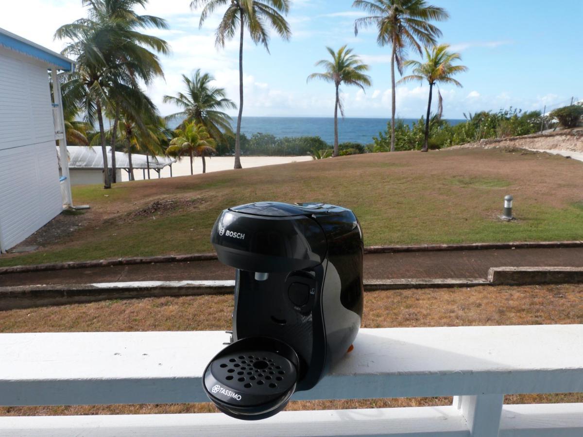 Studio Vue Mer Piscine Plage Kaz Punch Manganao Chez Julie Saint-Francois  Bagian luar foto
