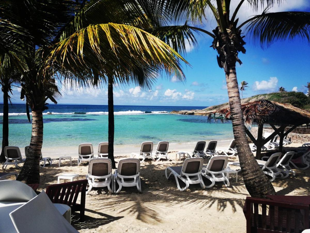 Studio Vue Mer Piscine Plage Kaz Punch Manganao Chez Julie Saint-Francois  Bagian luar foto