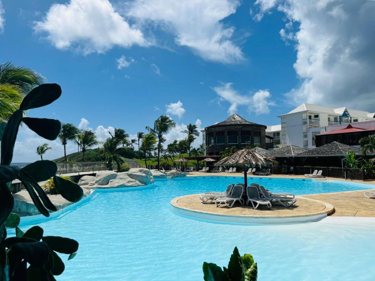 Studio Vue Mer Piscine Plage Kaz Punch Manganao Chez Julie Saint-Francois  Bagian luar foto