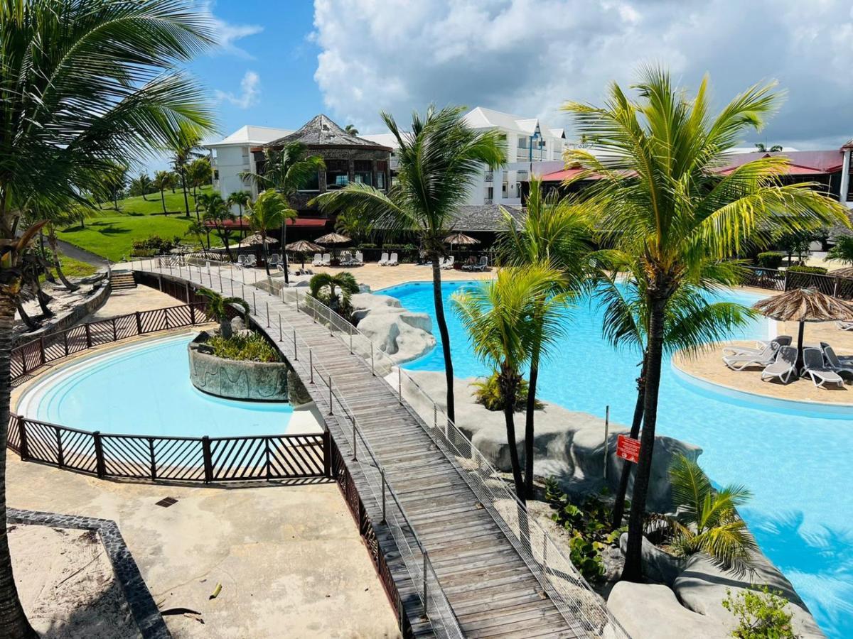 Studio Vue Mer Piscine Plage Kaz Punch Manganao Chez Julie Saint-Francois  Bagian luar foto